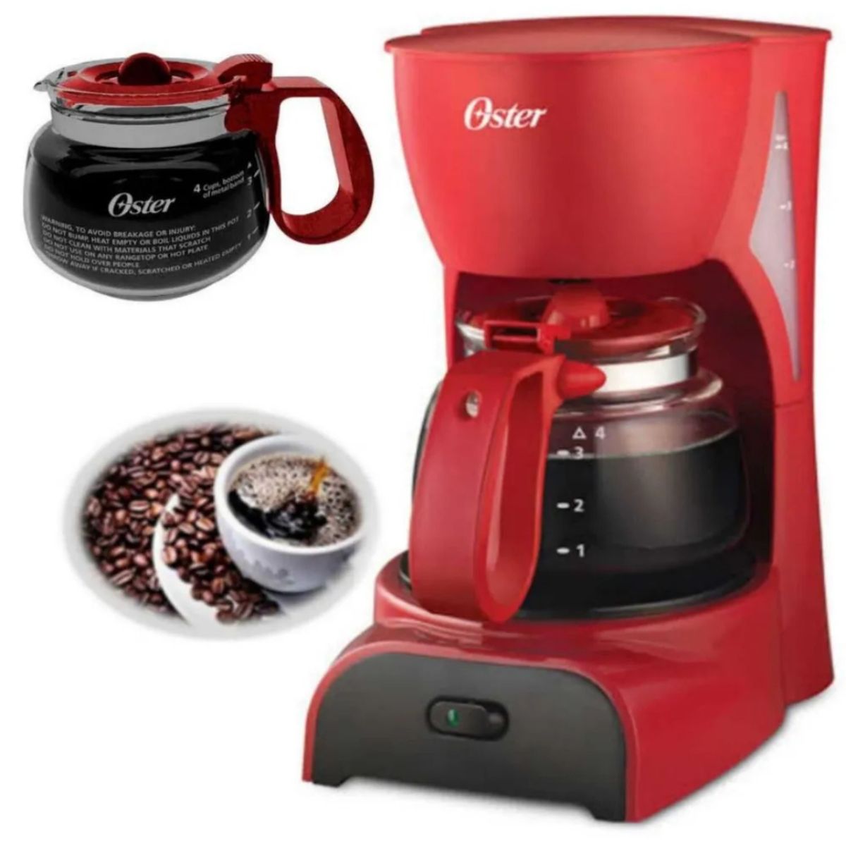 OSTER - COMBO OSTER CAFETERA+SANDWICHERA+EXPRIMIDOR DE CITRICO