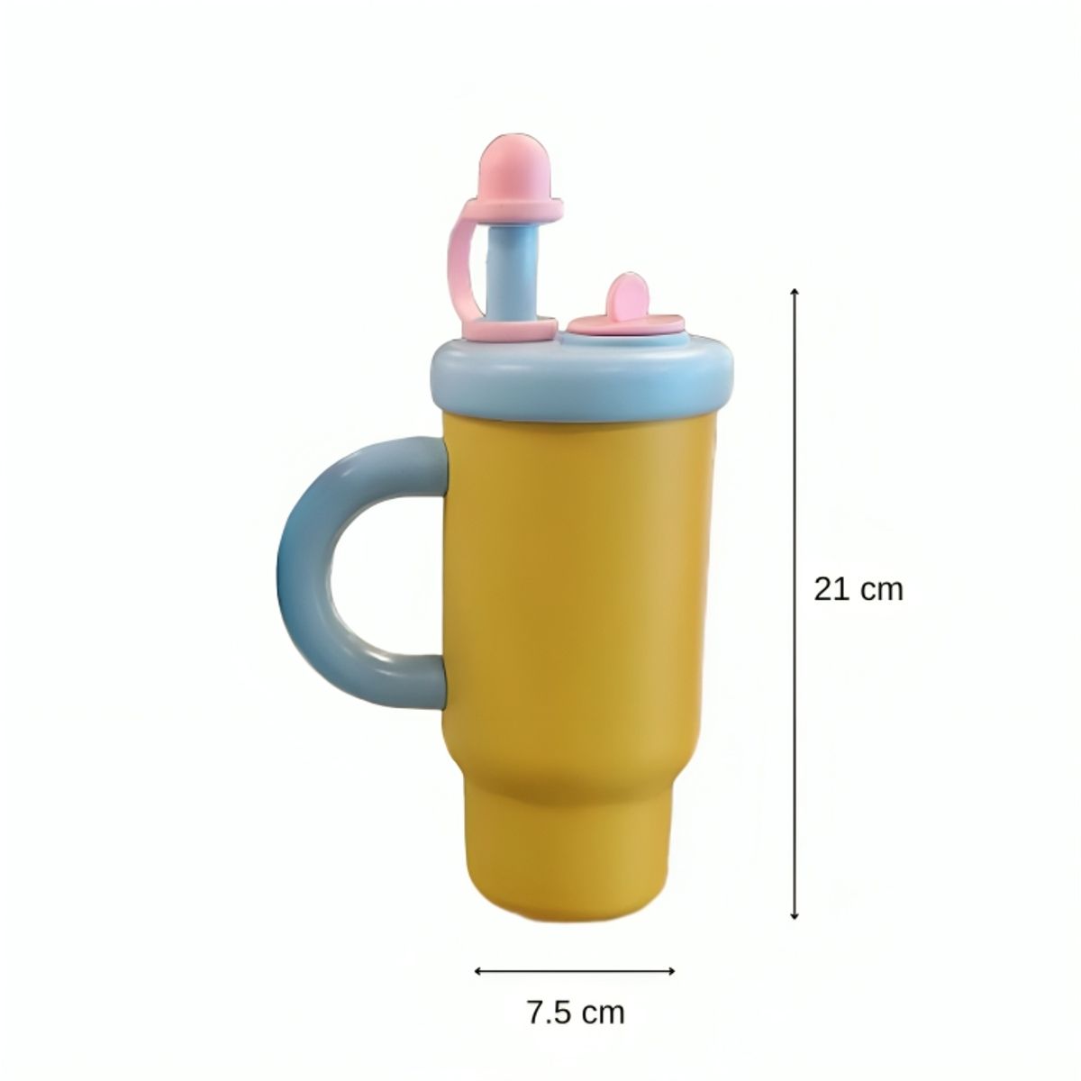 GENERICO - Termo Tomatodo Doble Pico Hermético de Acero Inoxidable 316L de 730 ml
