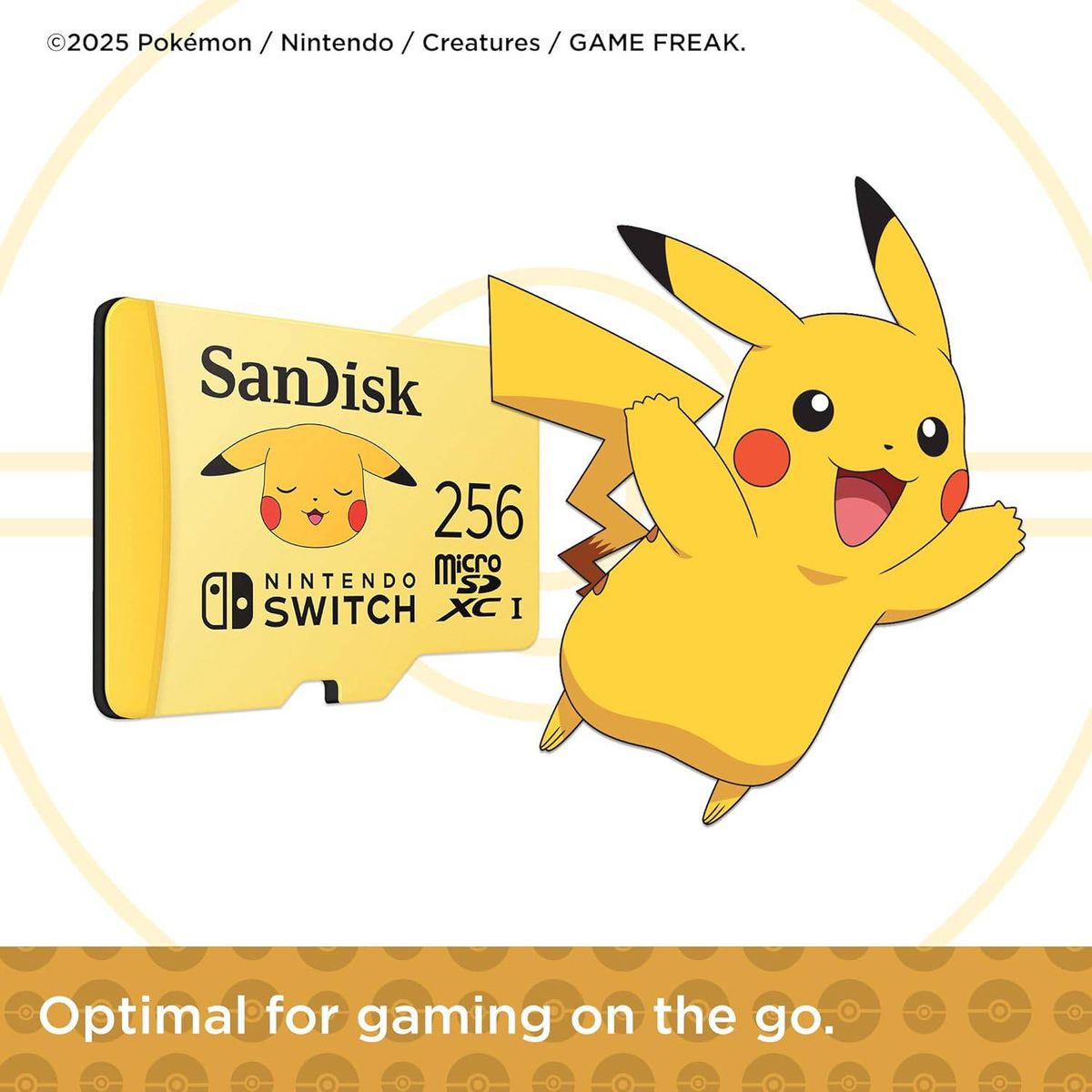 POKEMON - Tarjeta MicroSDXC Pokémon Pikachu 256 GB Nintendo Switch