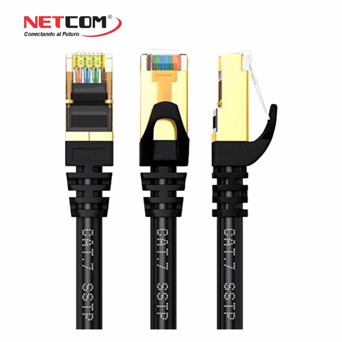 GENERICO - CABLE ETHERNET RJ45 CAT 7 SSTP DE 5 MTS - NETCOM