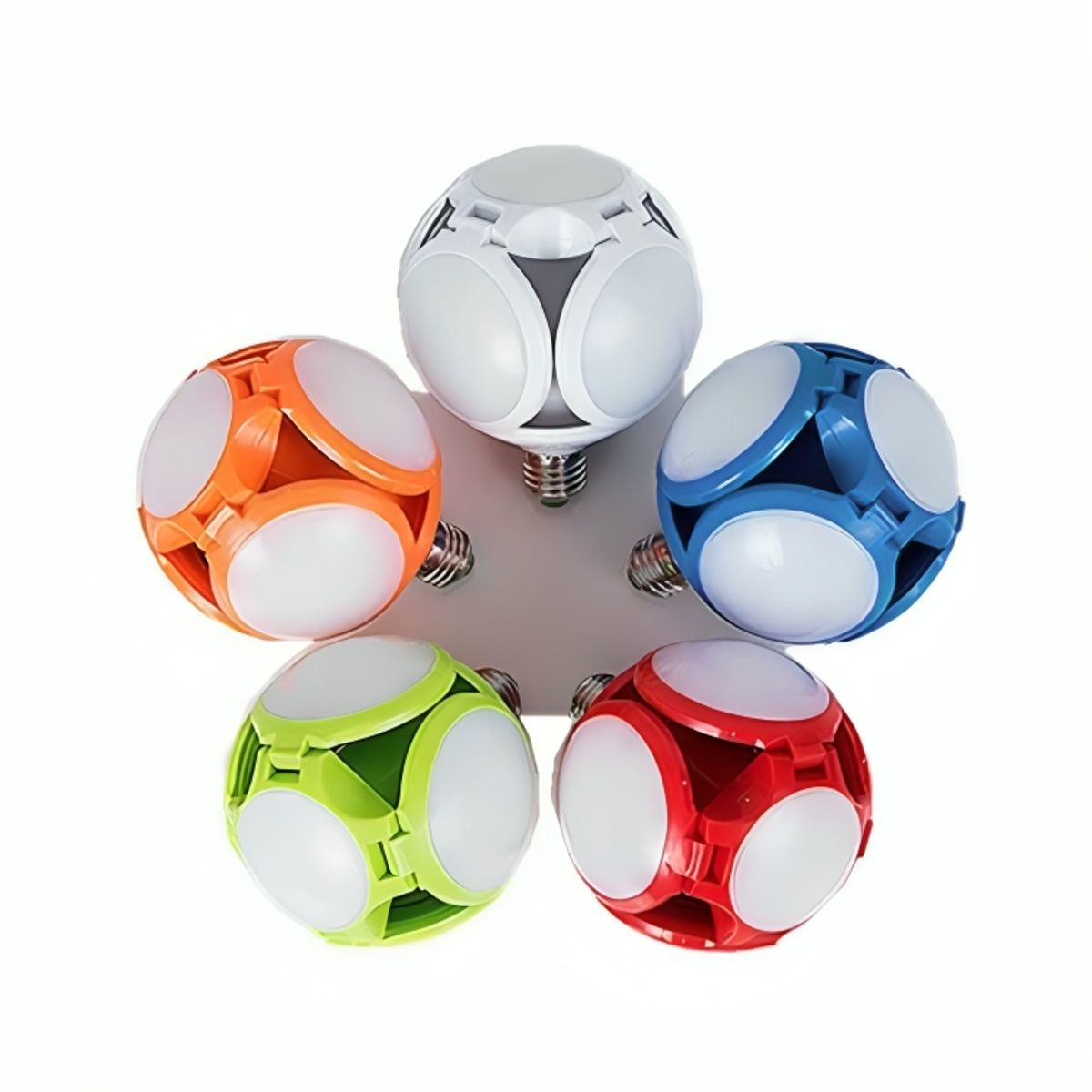 GENERICO - Foco Luz LED Deformable en forma de Pelota de Fútbol