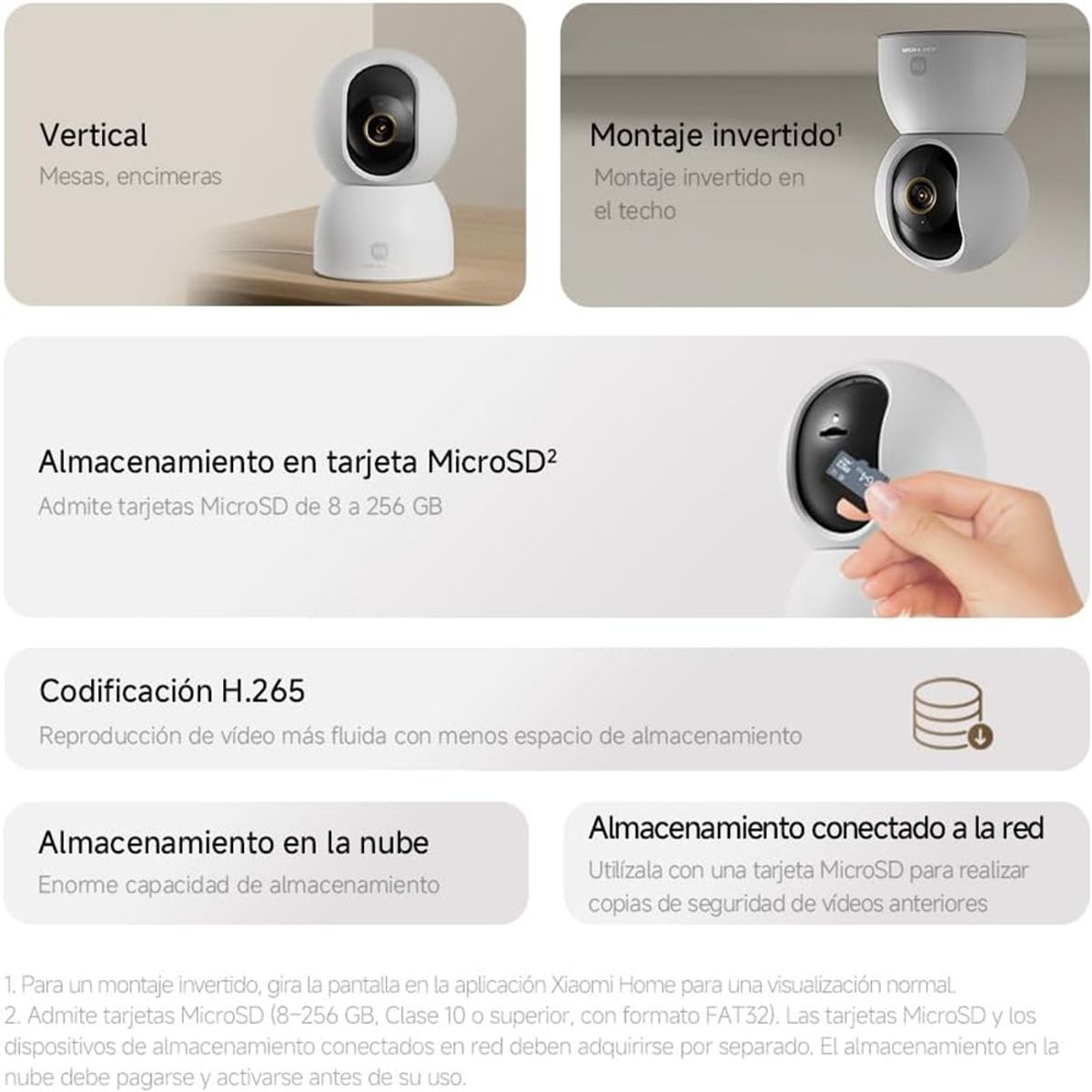 XIAOMI - Camara De Seguridad Xiaomi C701 4k Ultra Hd 8mp - Blanco