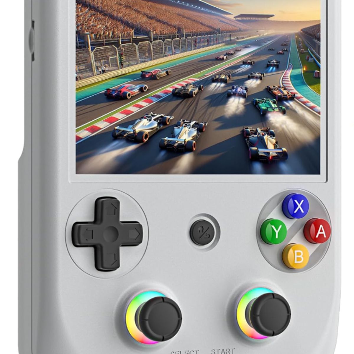 GENERICO - Consola Portatil Retro ANBERNIC RG406V gris 128GB + microSD 128GB