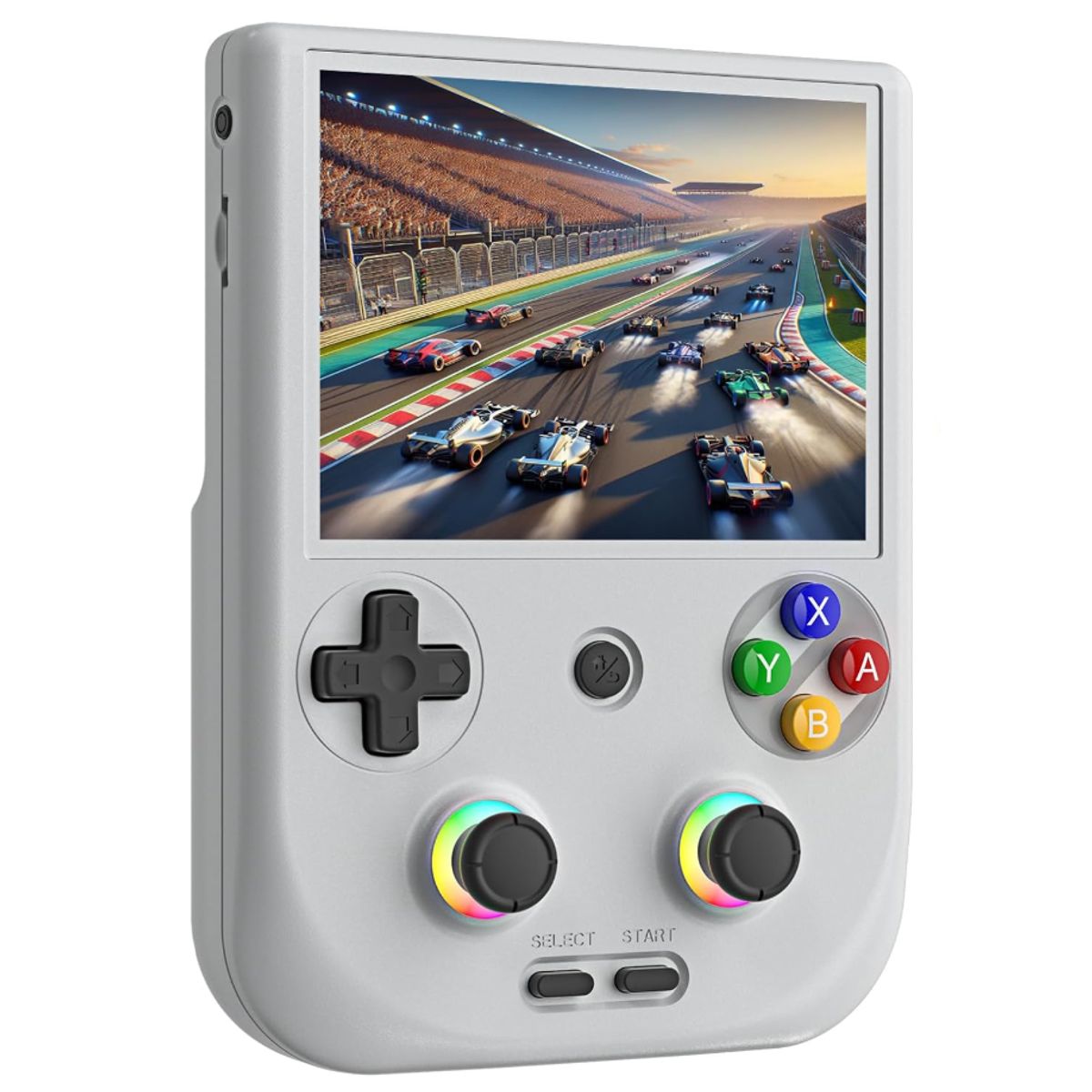 GENERICO - Consola Portatil Retro ANBERNIC RG406V gris 128GB + microSD 128GB