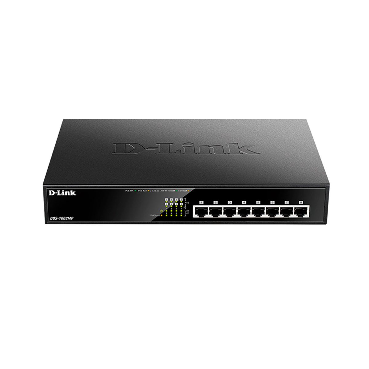 D-LINK - SWITCH D-LINK DGS-1008MP 8 RJ-45 1000 MBPS POE P-N NWDLDGS1008MP