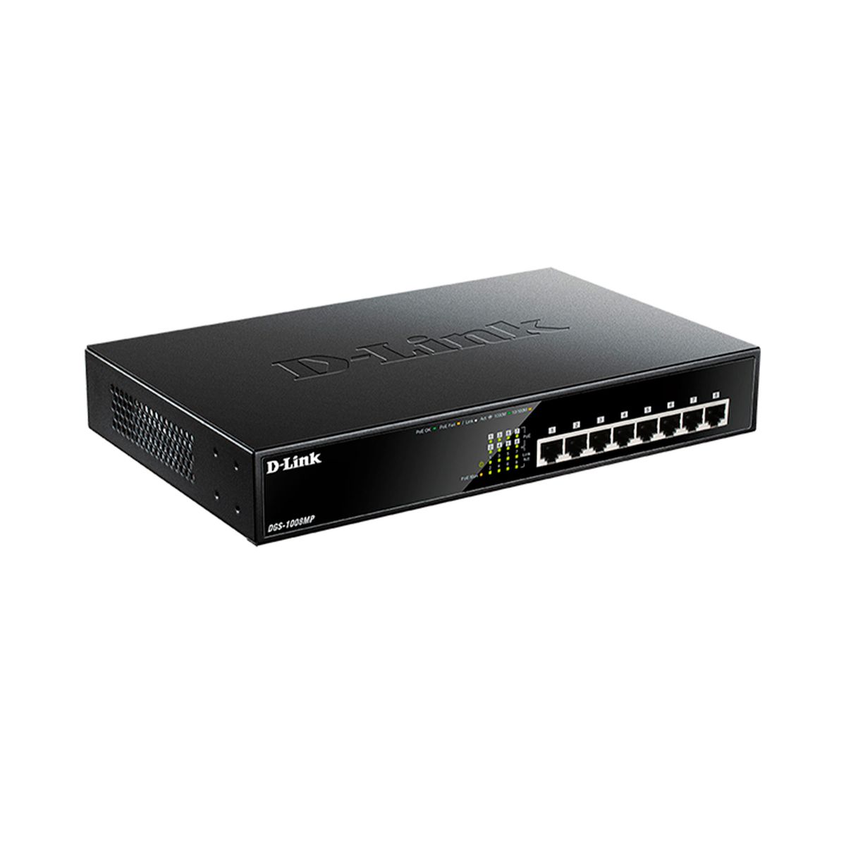 D-LINK - SWITCH D-LINK DGS-1008MP 8 RJ-45 1000 MBPS POE P-N NWDLDGS1008MP