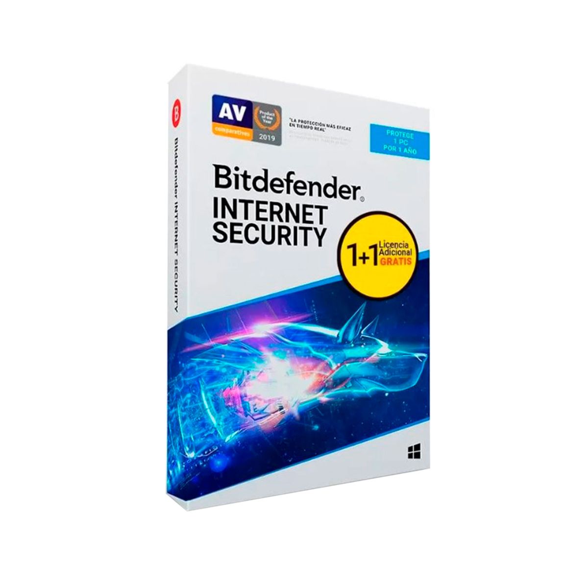 BITDEFENDER - SOFTWARE BITDEFENDER INTERNET SECURITY PARA 1PC P-N SWB11020057