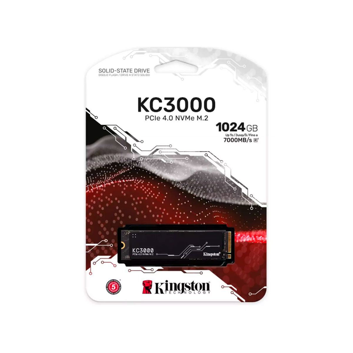 KINGSTON - SSD KINGSTON KC3000 1024GB M.2 2280 PCIe GEN 4.0 P-N SKC3000S-1024G