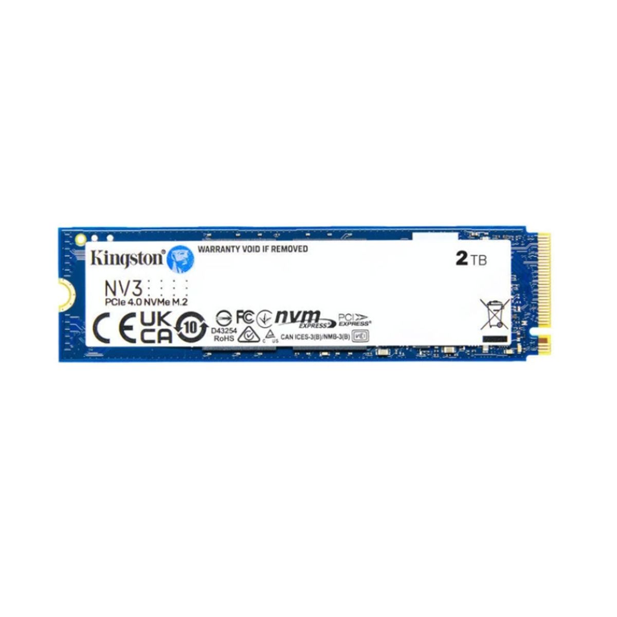 KINGSTON - SSD KINGSTON NV3 2000GB PCIE 4.0 NVME M.2 2280 P-N SNV3S-2000G
