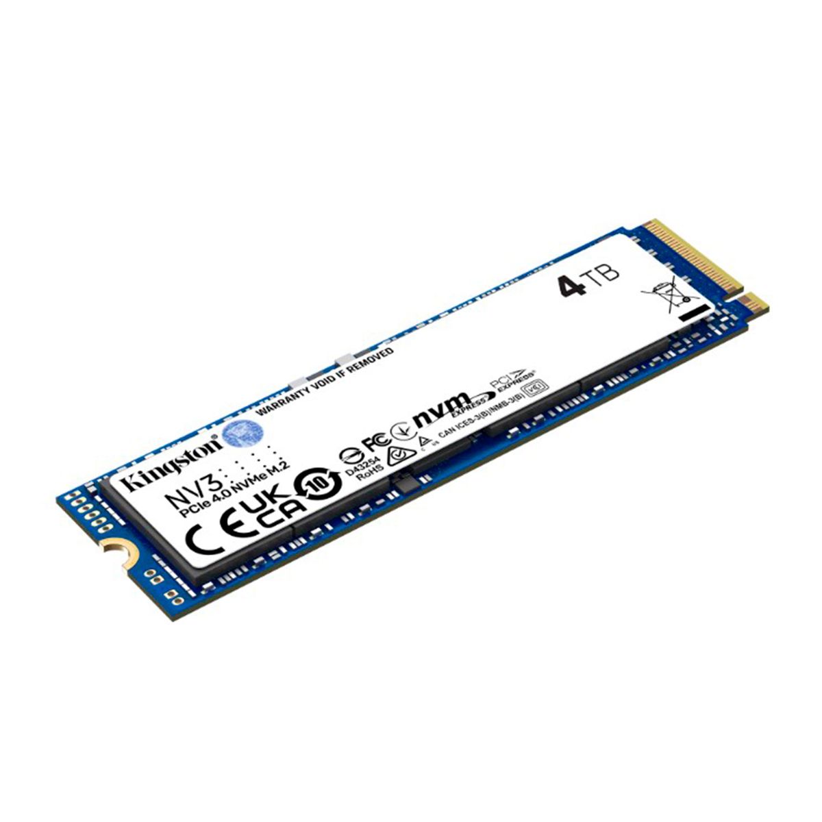 KINGSTON - UNIDAD EN ESTADO SOLIDO KINGSTON 4TB NV3 PCIE M.2 P-N ssdktsnv3m4000
