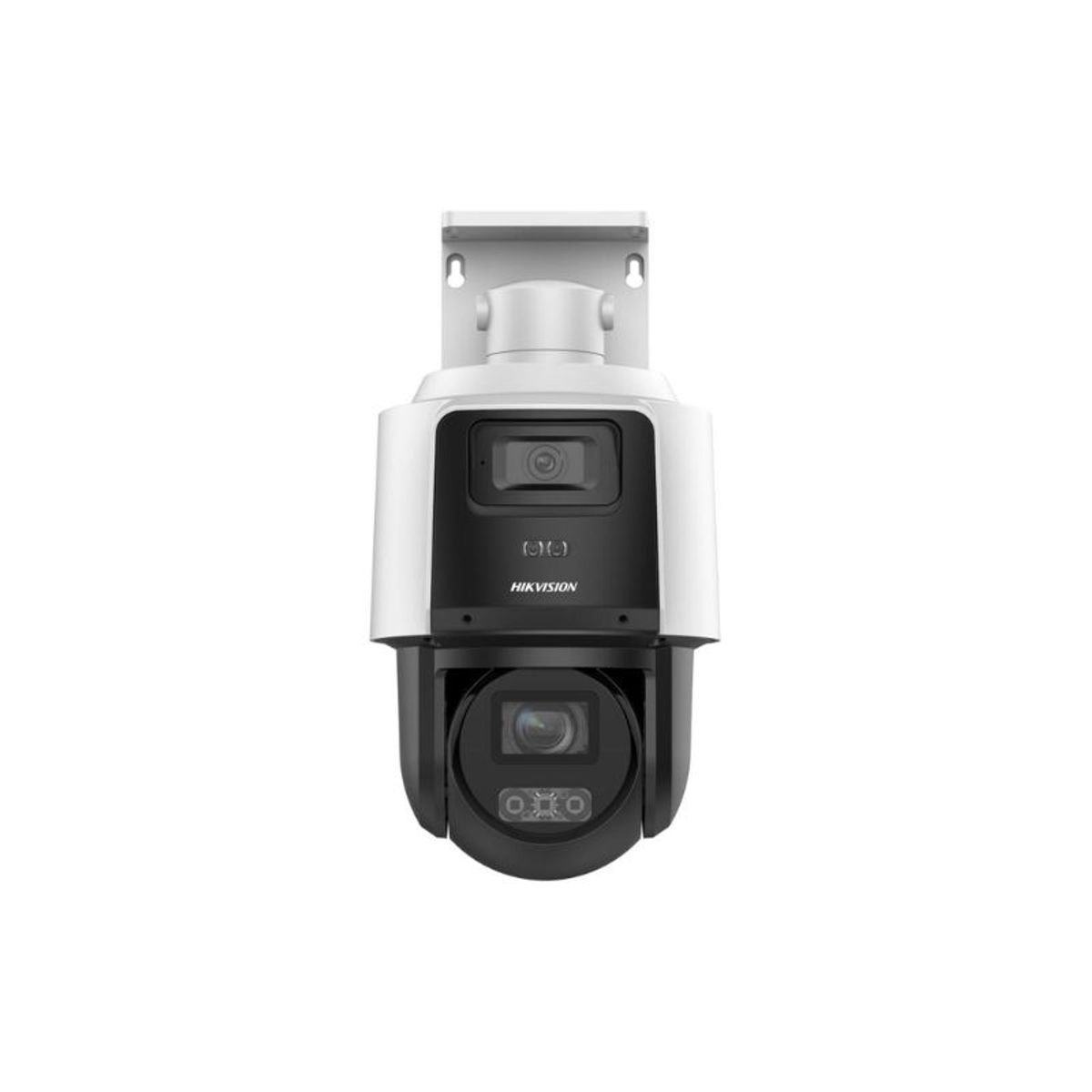 HIKVISION - Cámara IP PTZ TandemVu Hikvision DS-2SE3C204MWG-E12 2MP+2MP 4X PoE Visión Nocturna Exterior