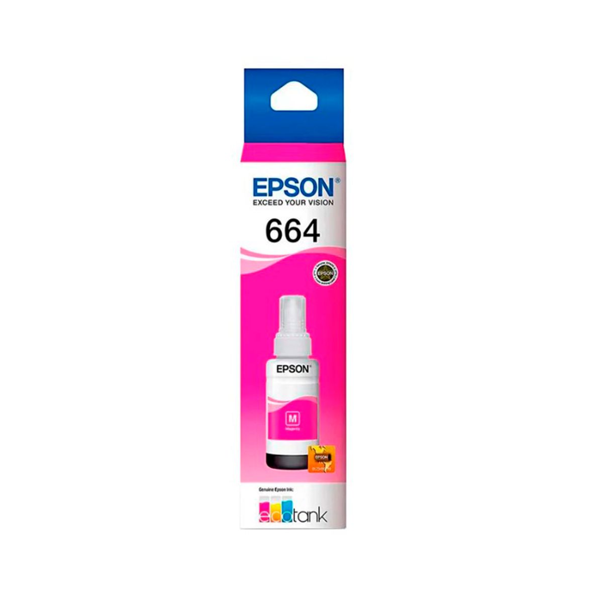 EPSON - TINTA EPSON 664 MAGENTA PARA L110 A L220-L300 A L375-L455 P-N T664320