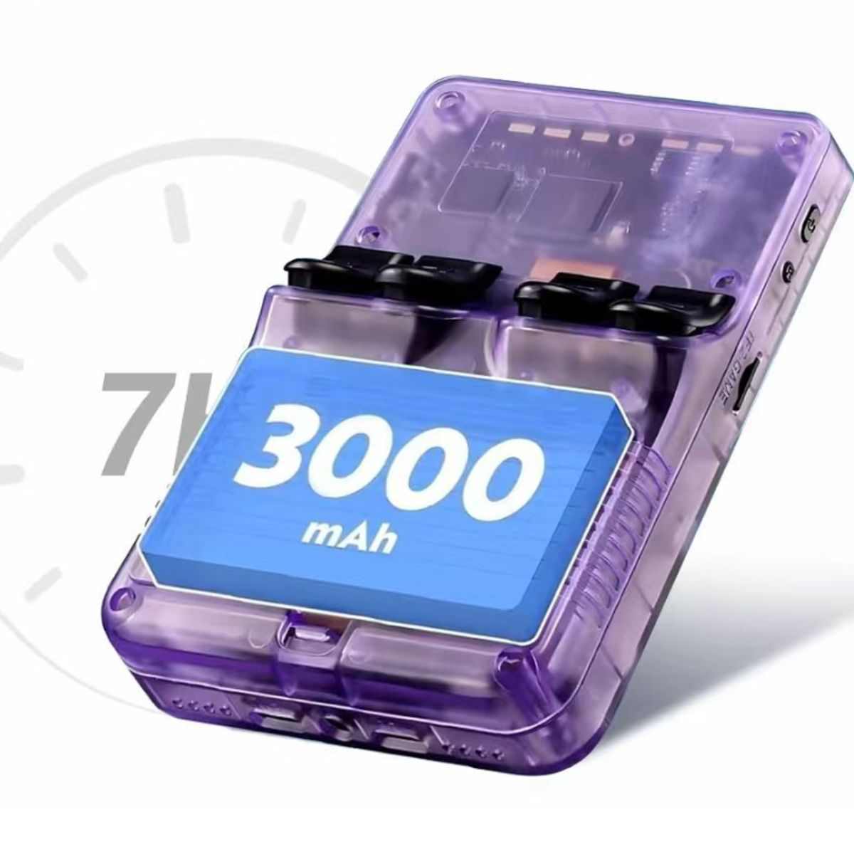 PUREPOWER - Consola retro de videojuegos 3.5 pulgadas pantalla 64GB,Sistema Emulador Preinstalado