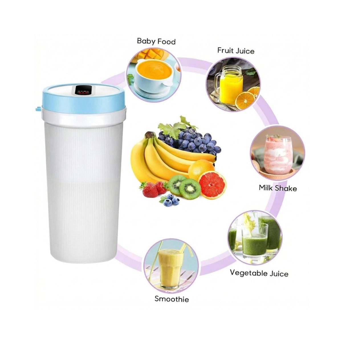 GENERICO - Extractor de Jugo de Frutas Eléctrico