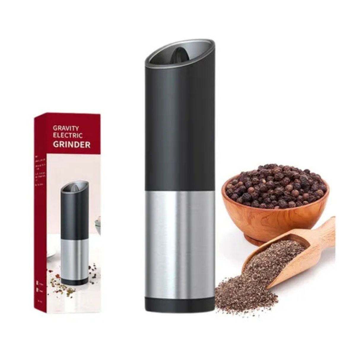 GENERICO - Molinillo Eléctrico de Pimienta
