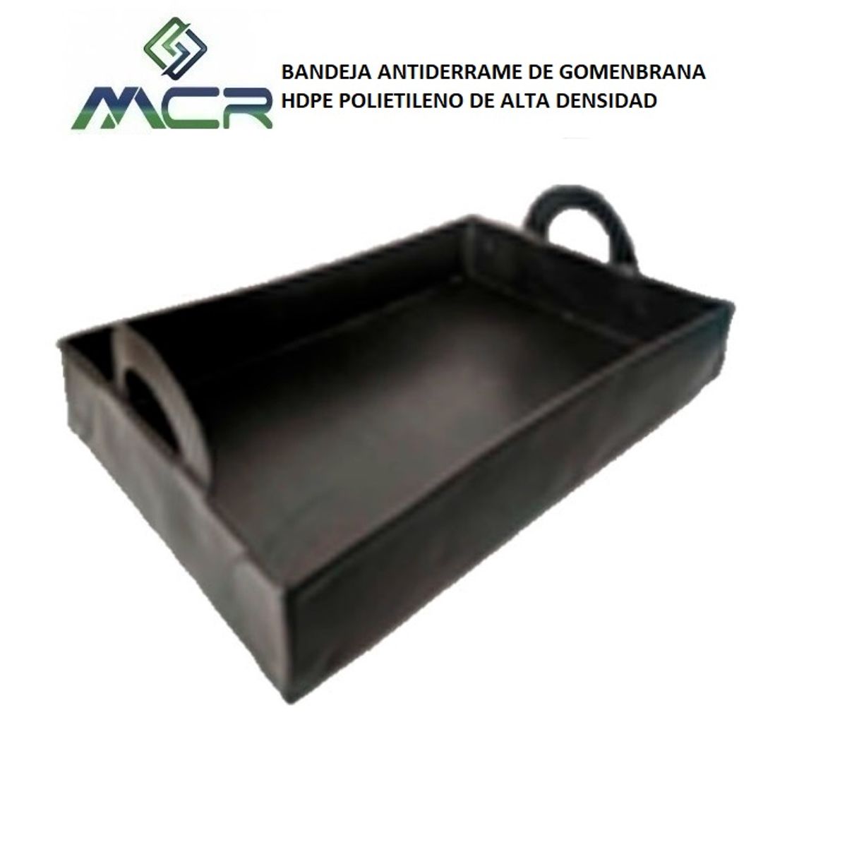 NACIONAL - BANDEJA ANTIDERRAME DE GEOMENBRANA HDPE POLIETILENO DE ALTA DENSIDAD (30 X 40 CM)