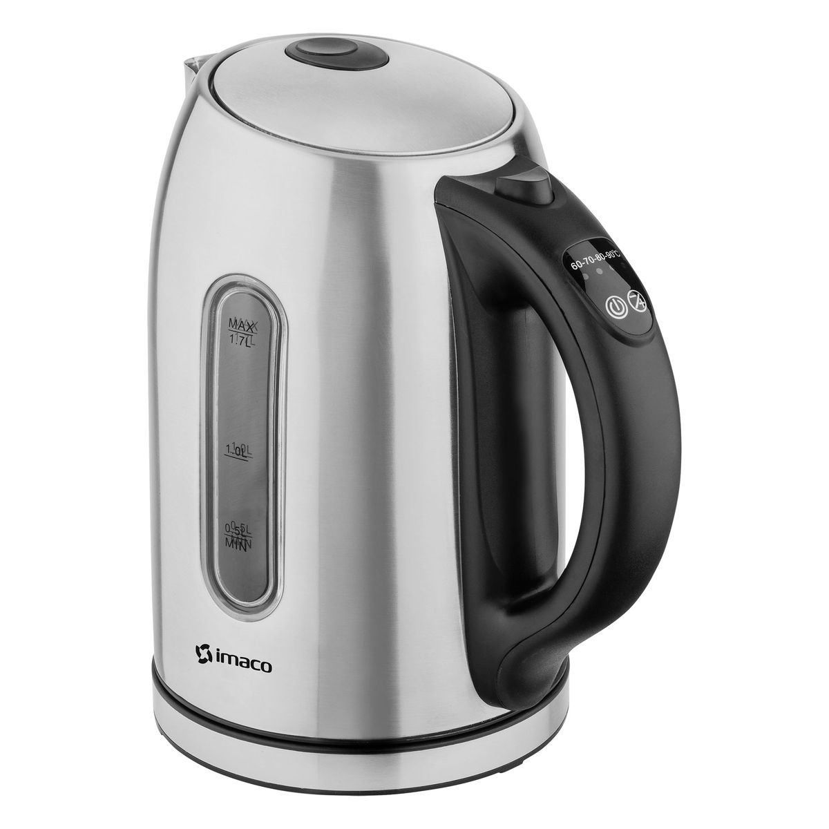IMACO - Combo hervidor eléctrico Digital 1.7lts + hervidor Plastico 1.7l Imaco