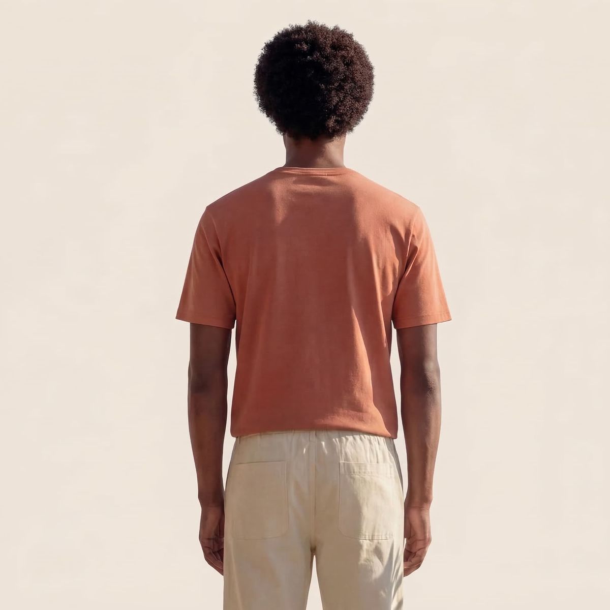 DROP THE LABEL - Polo Rosado Hombre 100% Algodón Pima