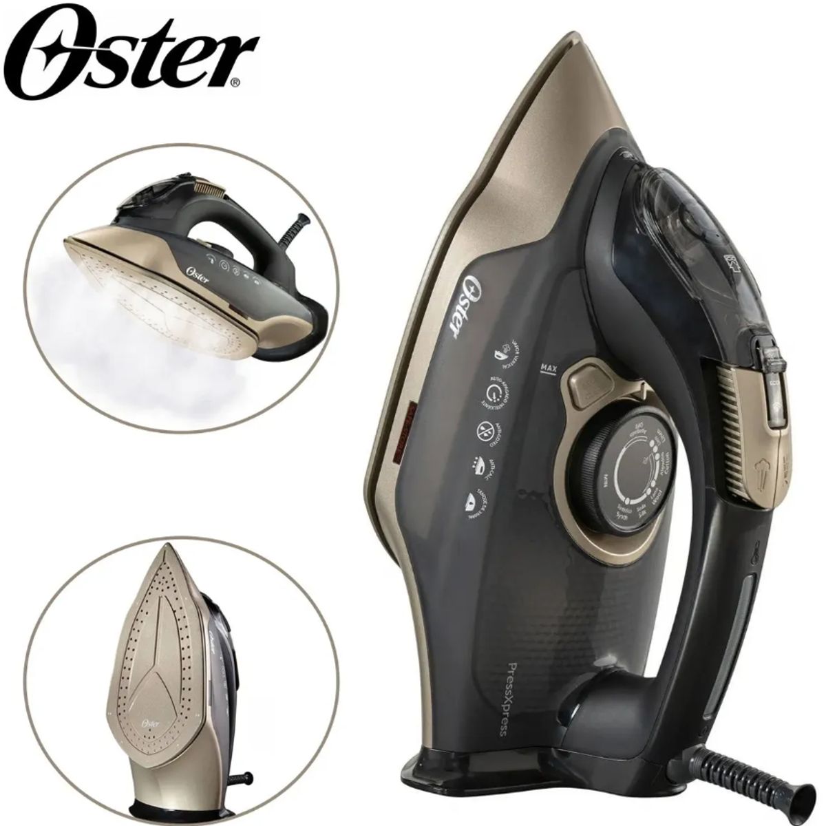 OSTER - Plancha a Vapor Oster PressXpress con Apagado Automático GCSTPX9000B