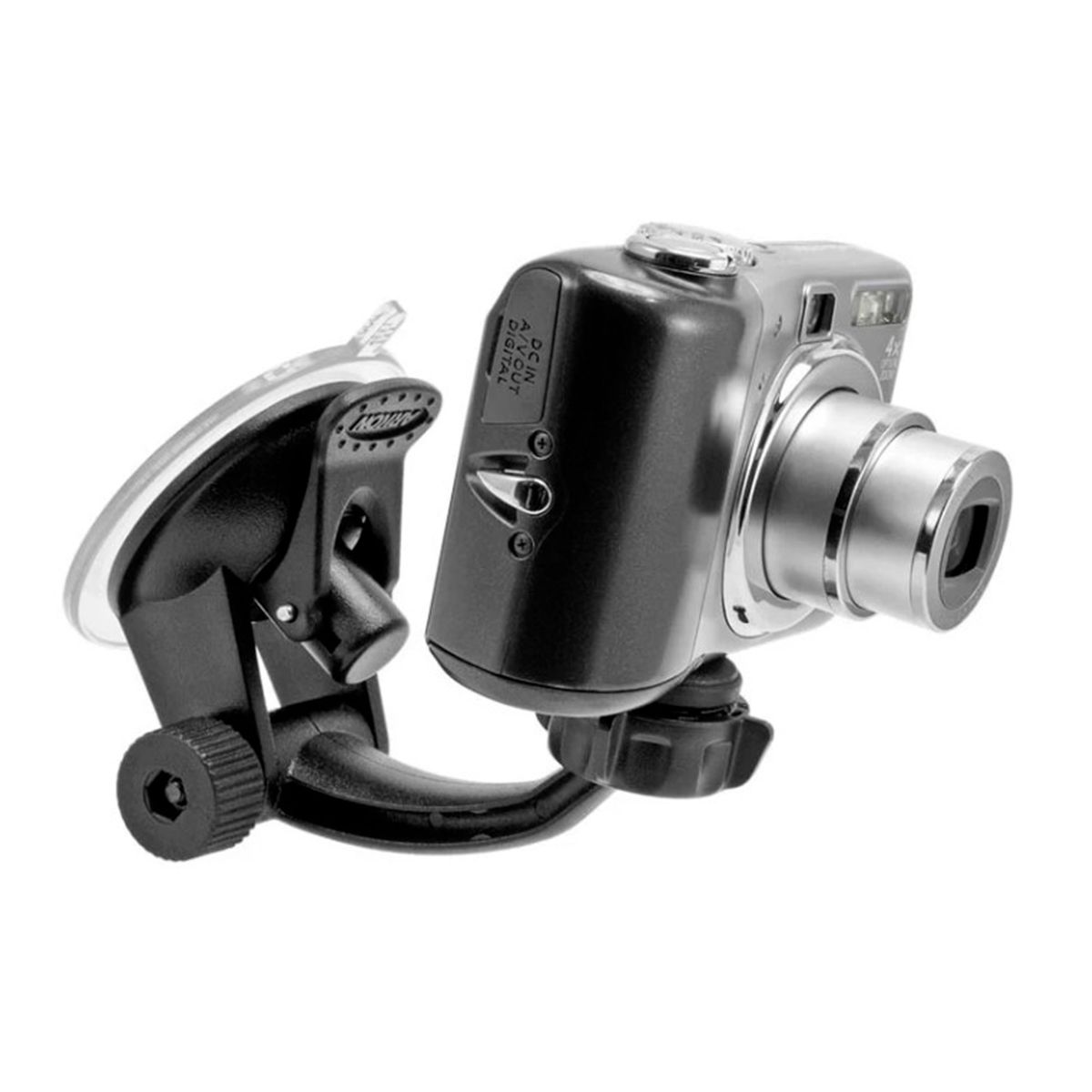 GENERAL - SOPORTE DE COCHE ARKON PARA CANON FUJIFILM 360 GRADOS NEGRO PN CMP214