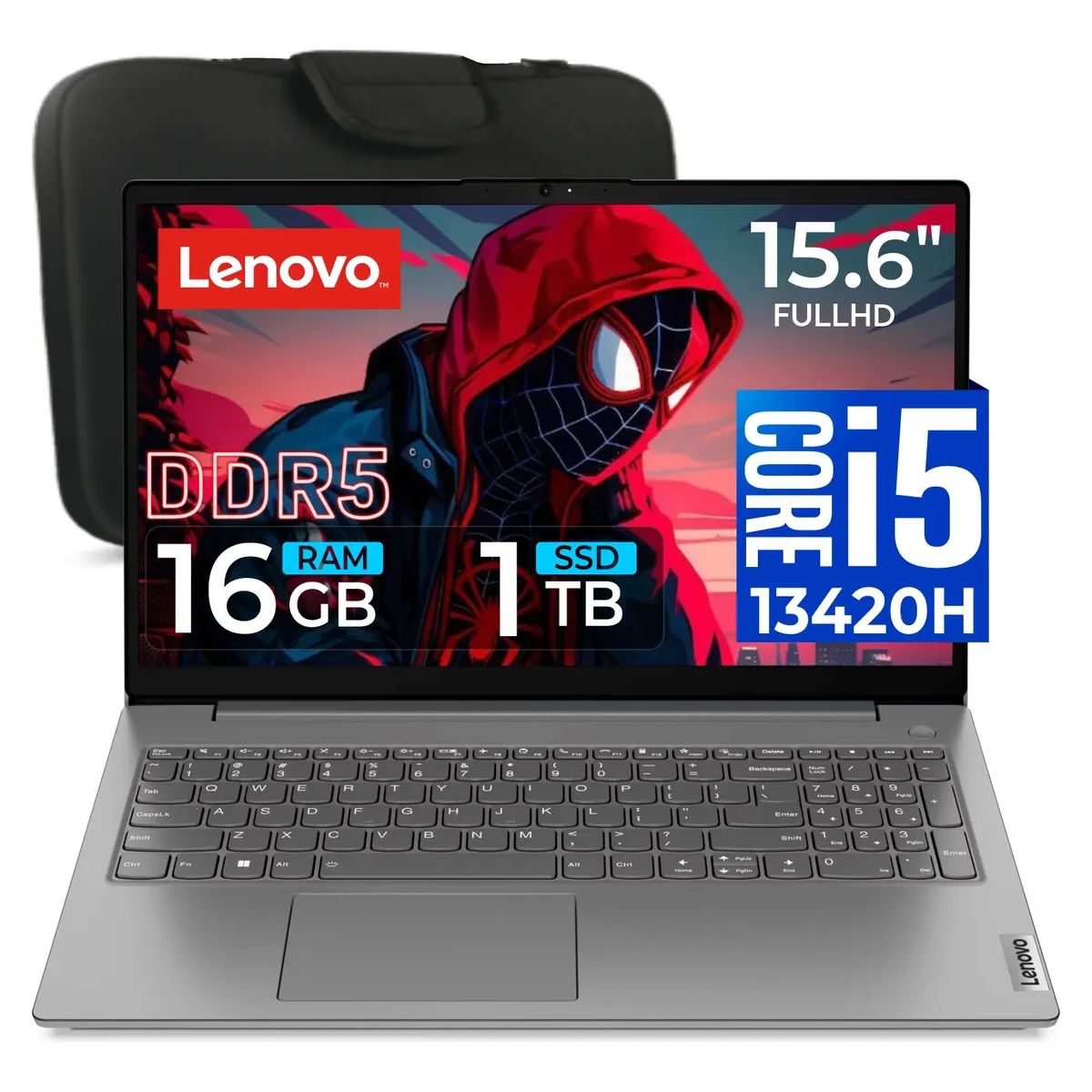 LENOVO - Laptop Lenovo V15 G5 IRL core i5-13420h intel UHD Graphics Ram 16GB Ssd 1tb 15.6″ fhd