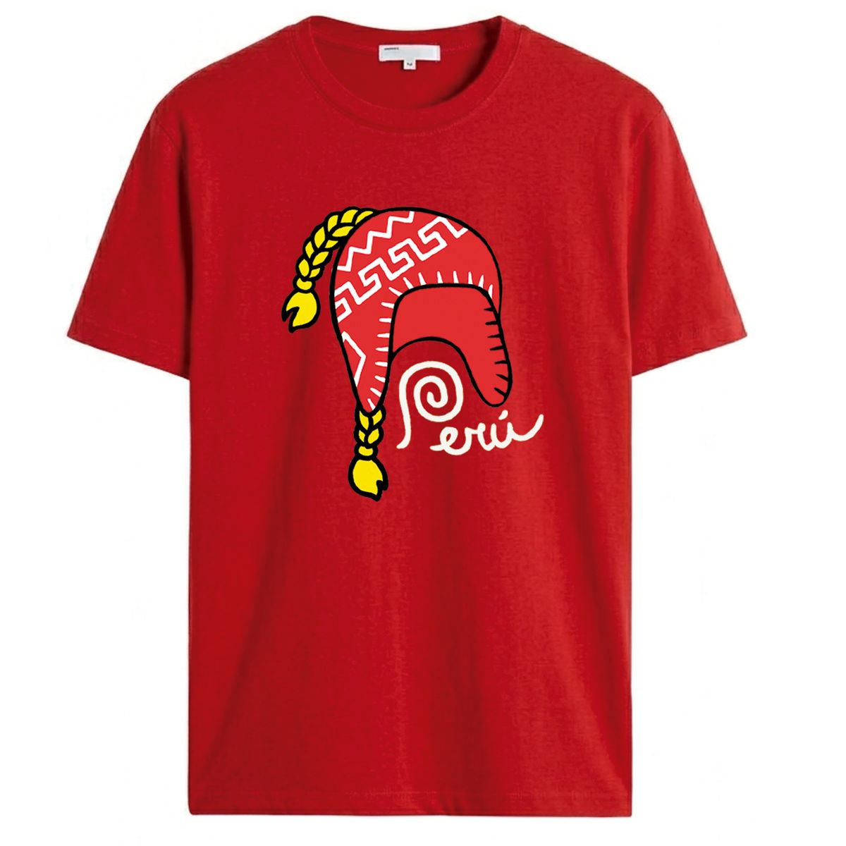 NACIONAL - Polo Cuello Redondo Algodon - Modelo P003 CHULLO PERU