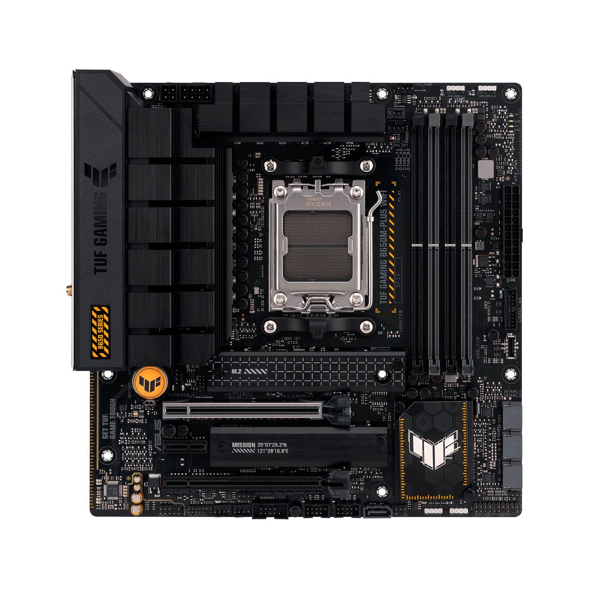 ASUS - placa madre asus tuf gaming b650m-plus wifi  usb P-N MBASB650M-PWIFI