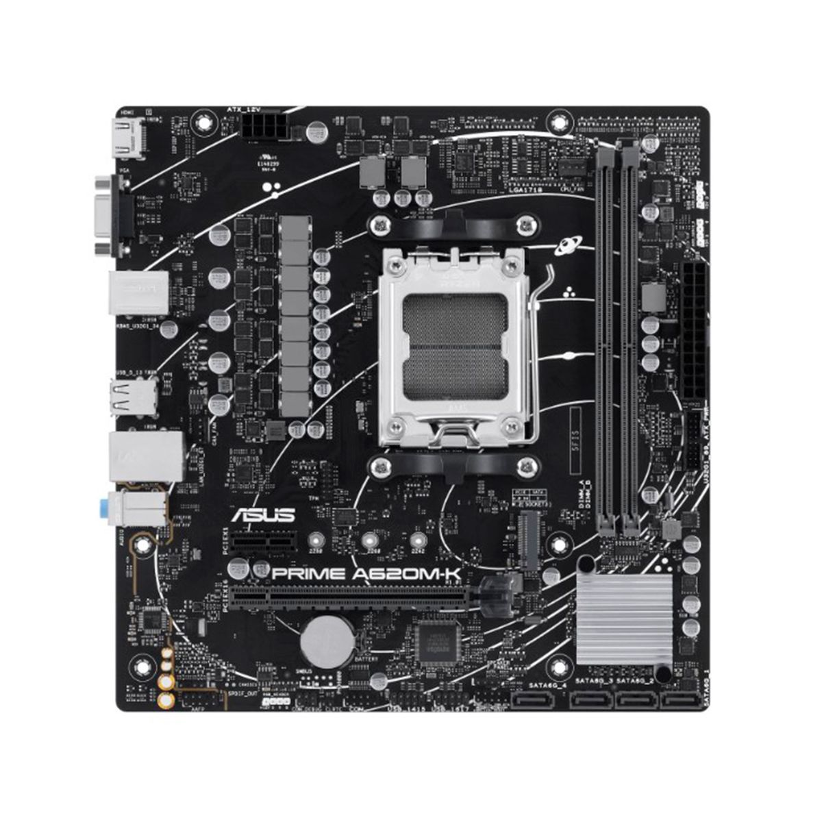 ASUS - placa madre asus prime a620m-k chipset amd a620 am5 P-N MBASA620M-K