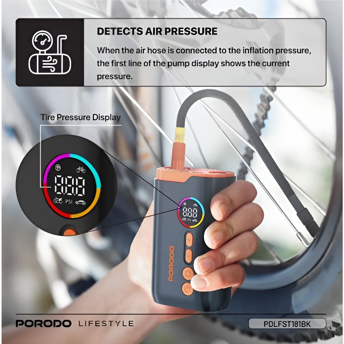 Compresor De Aire Eléctrico Portátil Universal, marca OEM - Foto 2