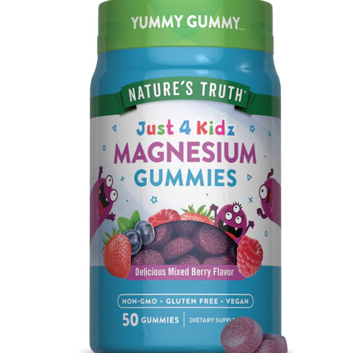 NATURE'S TRUTH - Gomitas de magnesio para niños Nature's Truth - 50 unidades