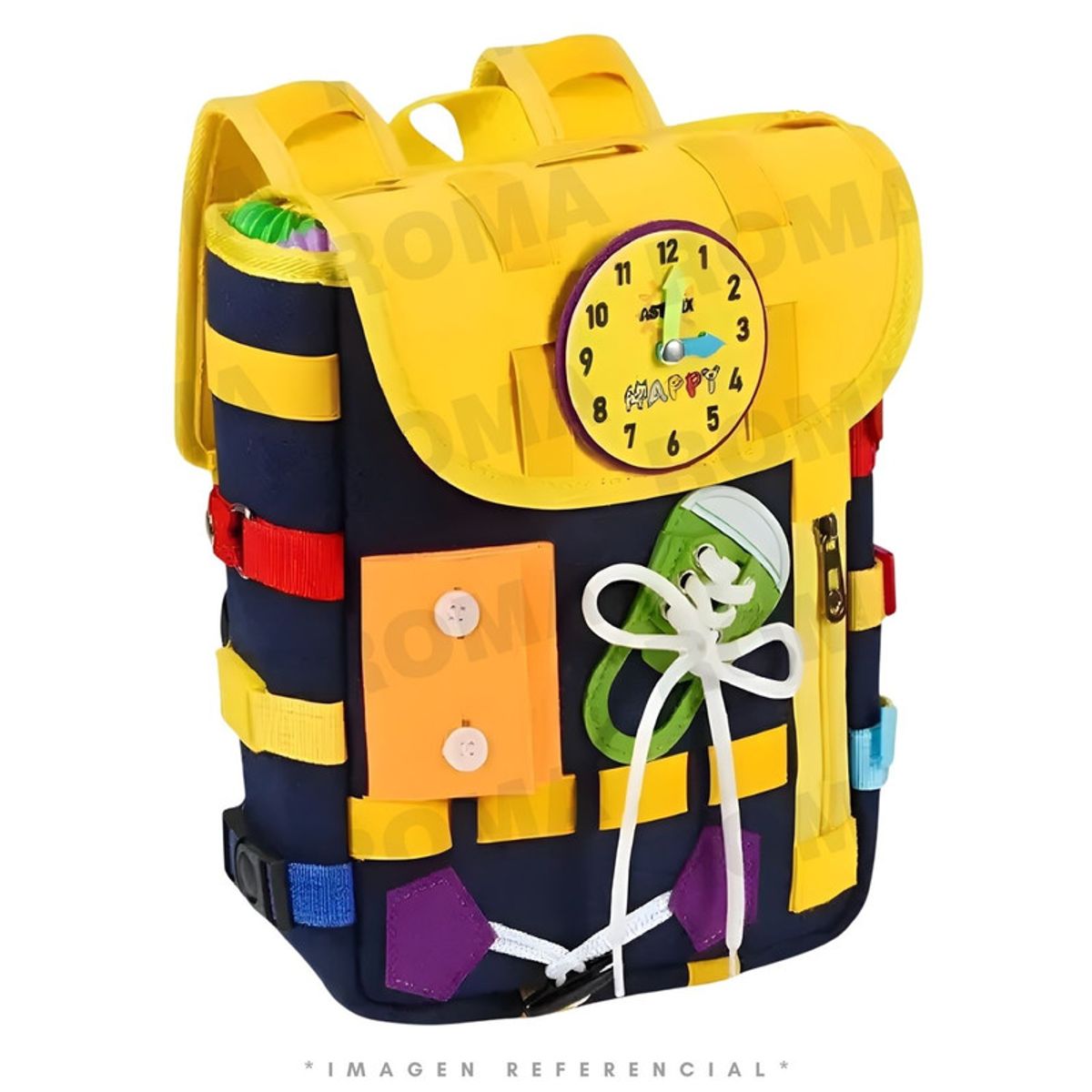 GENERICO - MOCHILA EDUCATIVA PARA NIÑOS - JUEGO DIDÁCTICO