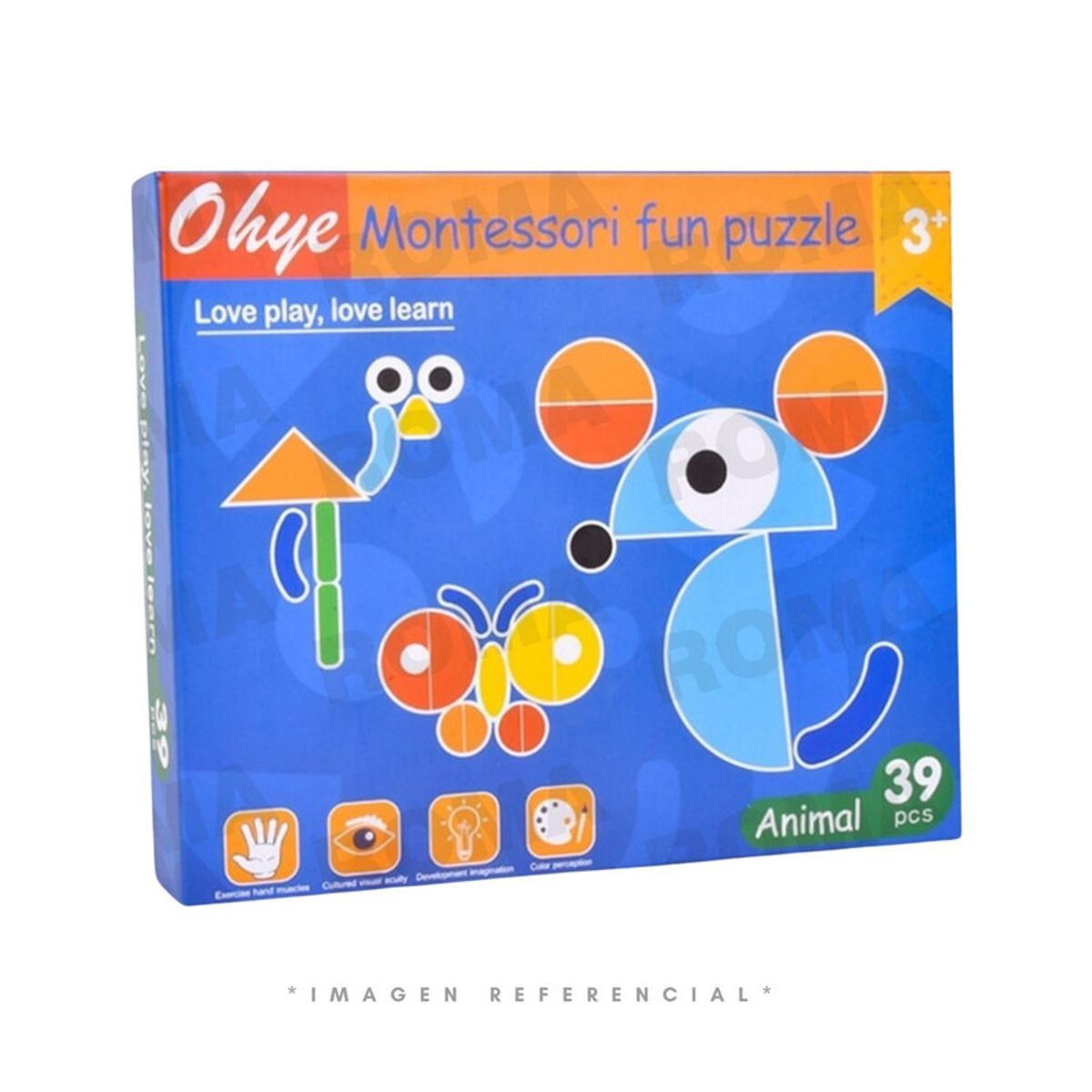 GENERICO - ROMPECABEZAS TANGRAM CON TIMBRE