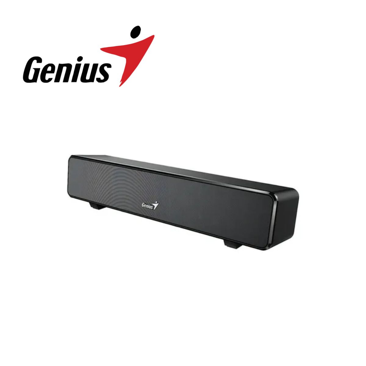 GENIUS - MINI BARRA DE SONIDO GENIUS 100 6W CON ENTRADA 3.5MM Y ALIMENTACION USB – NEGRO