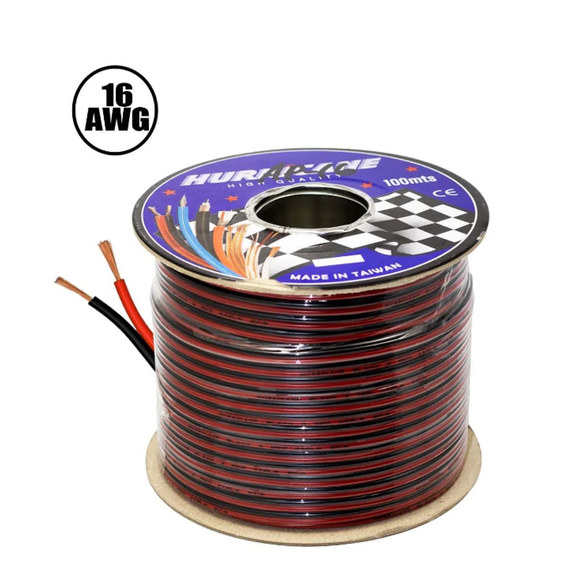 HURRICANE - Cable Mellizo RN 16AWG 100Mts AP-16-RLL HURRICANE