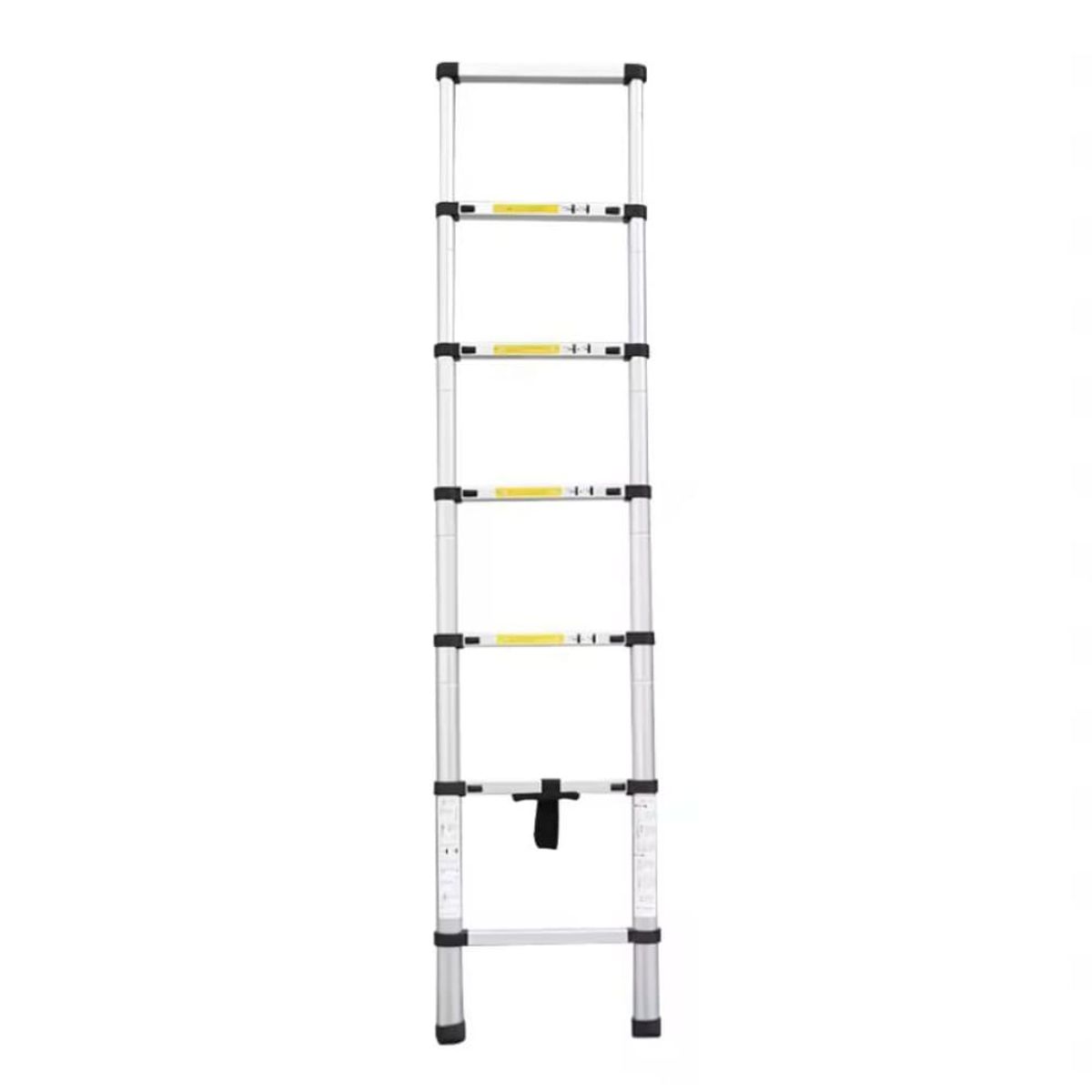 GENERICO - Escalera Telescopica Plegable Retractil 3.2m Pórtatil Aluminio Moderna Hogar Trabajo   TZ-10