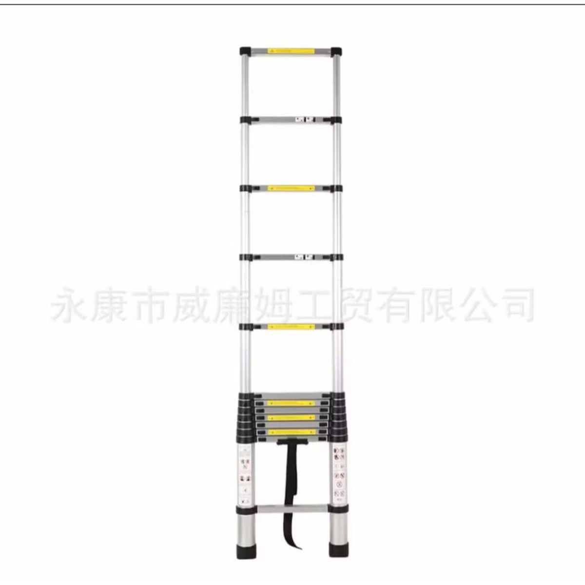 GENERICO - Escalera Telescopica Plegable Retractil 3.2m Pórtatil Aluminio Moderna Hogar Trabajo   TZ-10