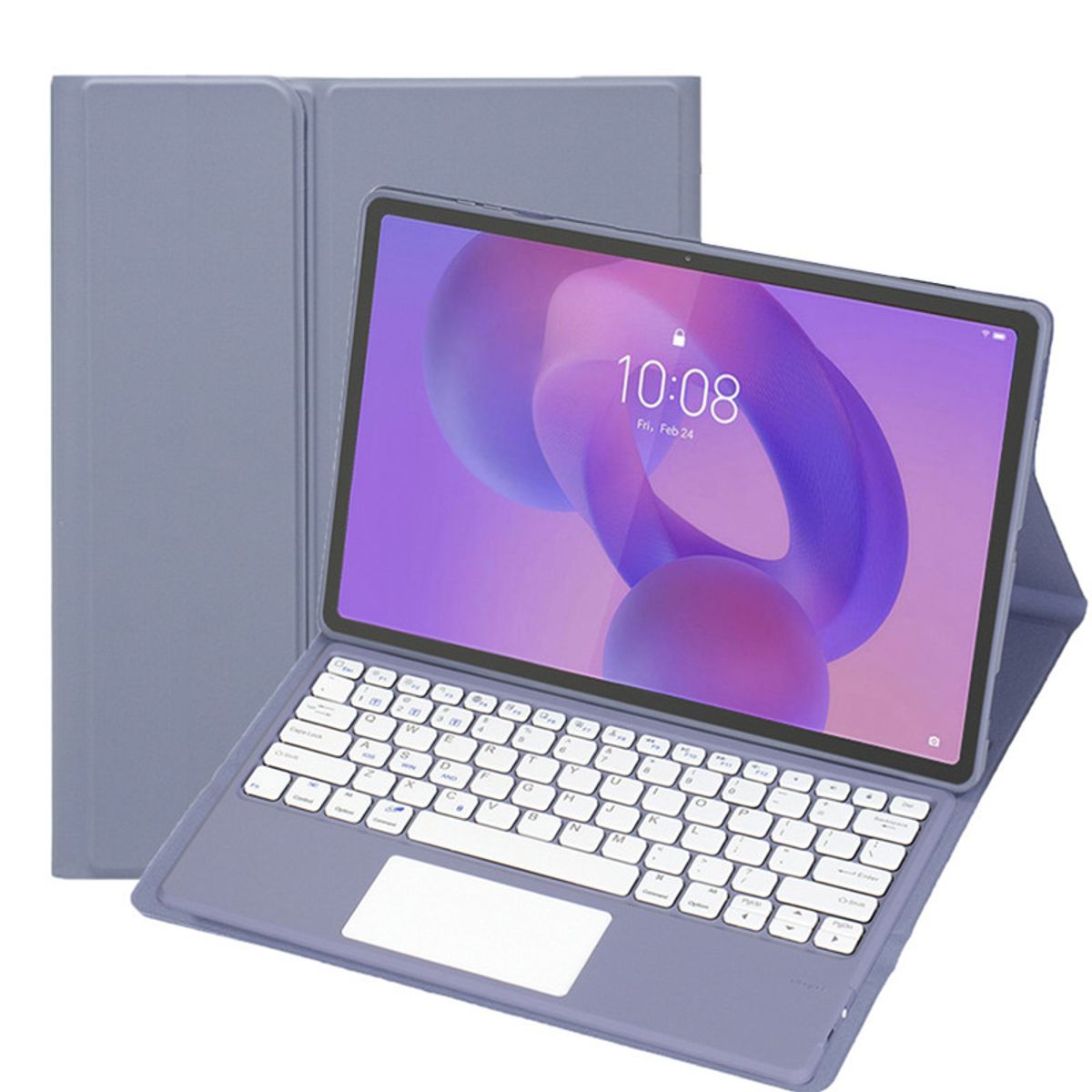 LENOVO - Tablet Lenovo Pad Plus 12 8+256 12.1 WIFI-plata+Morado luminsos teclado+Lápiz táctil Lenovo