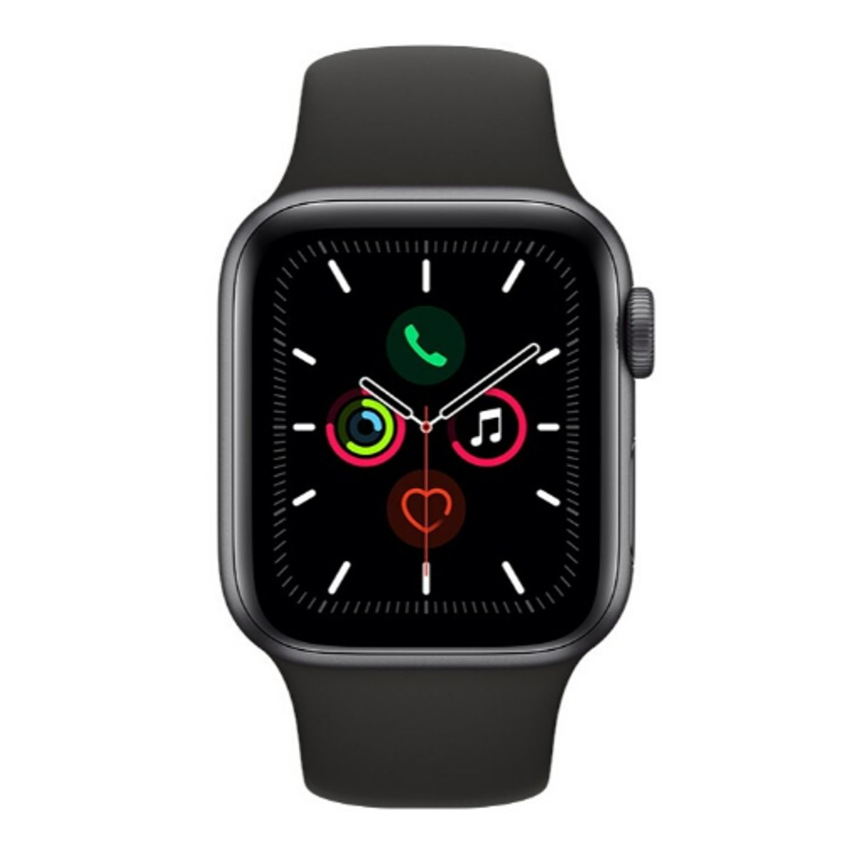 APPLE - Reloj Inteligente Apple Watch S5 GPS 44mm Negro Reacondicionado