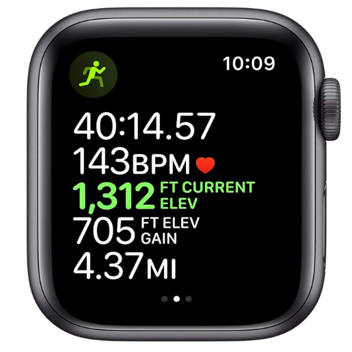 APPLE - Reloj Inteligente Apple Watch S5 GPS 44mm Negro Reacondicionado