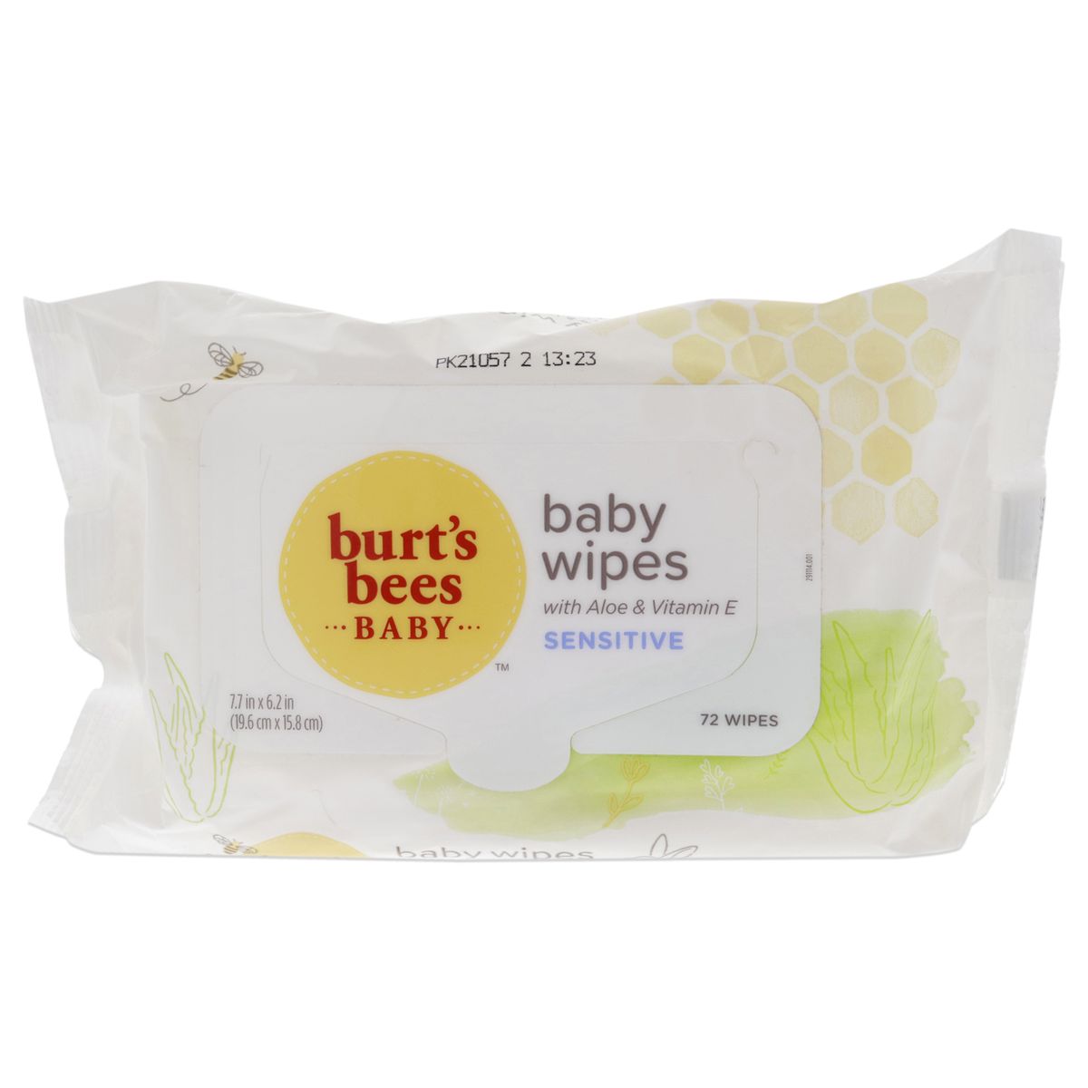 BURTS BEES - Toallitas para abejas bebé 72 piezas Burts Bees