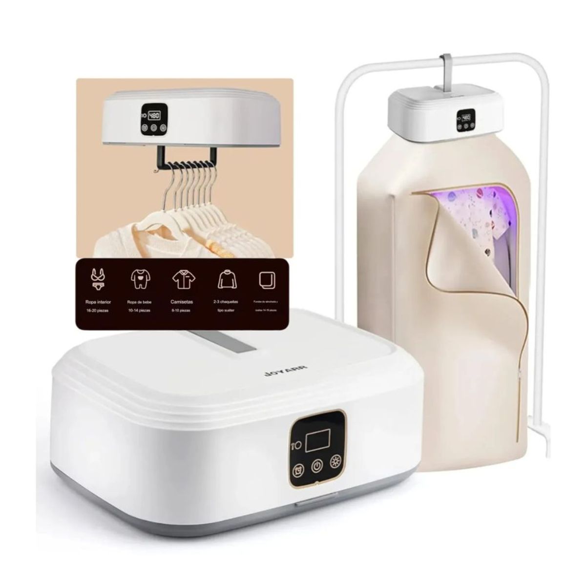 GENERICO - Secador de Ropa Portátil + Esterilización