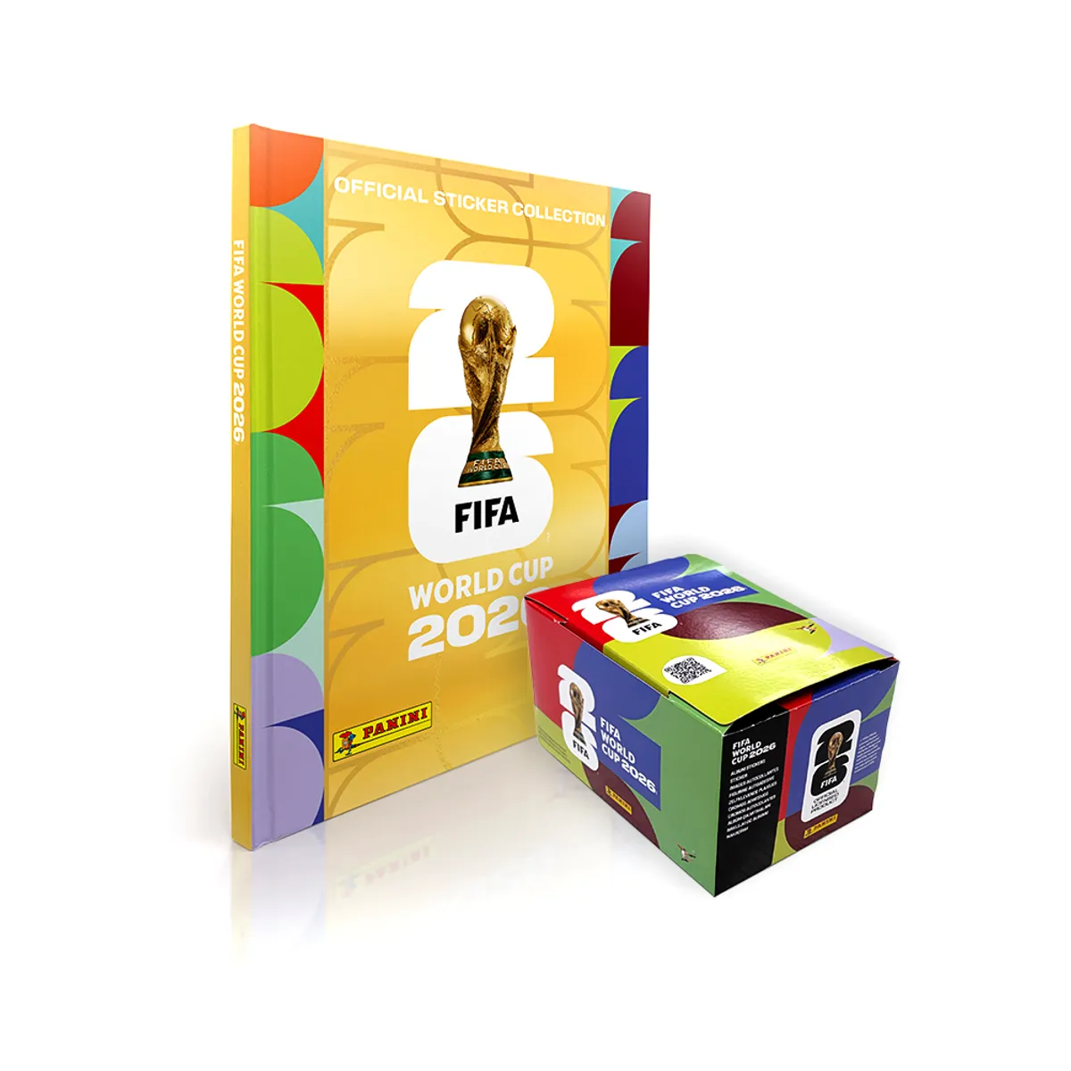 PANINI - PREVENTA ALBUM COPA MUNDIAL 2026 PANINI – ALBUM TAPA DURA GOLD + 1 PAQUETON (104 SOBRES)
