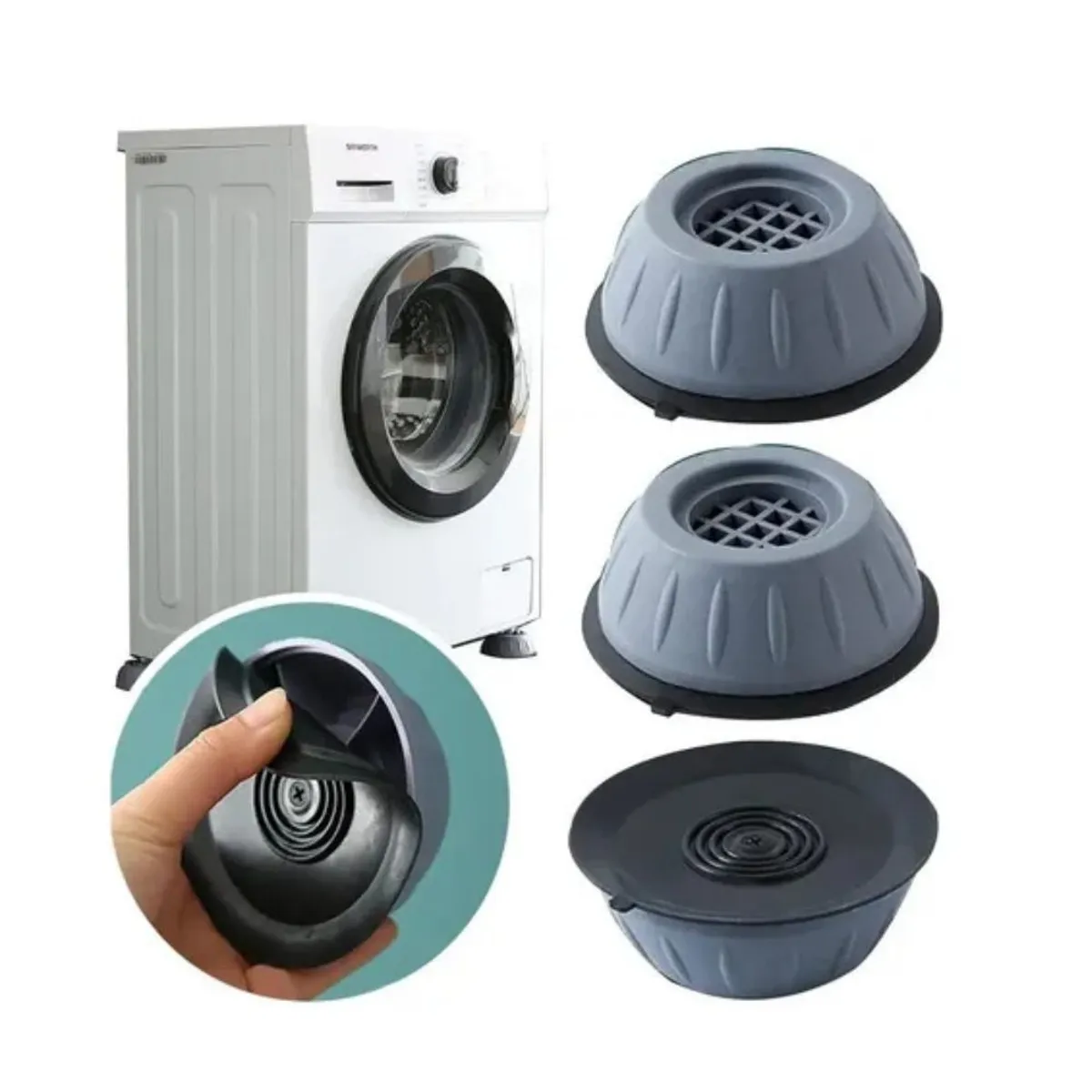 Juego de 4 Almohadillas Antivibración, marca GENERICO - Foto Principal