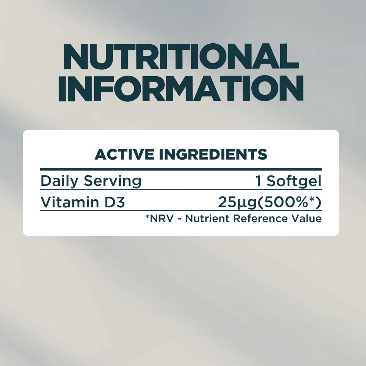 GENERICO - Vitamina D3 Myprotein 180 cápsulas