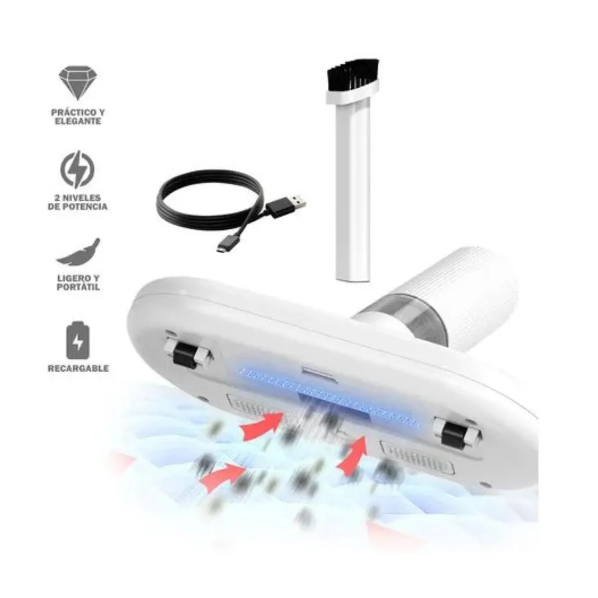 GENERICO - Aspiradora Eléctrica Anti Ácaros