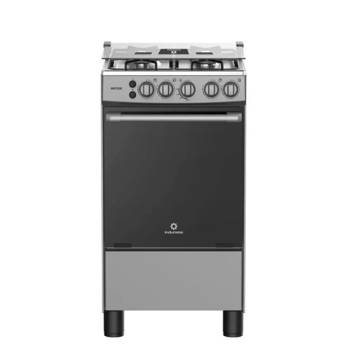 INDURAMA - Cocina a Gas Indurama MATISSE 20" con 4 Hornillas - Gris