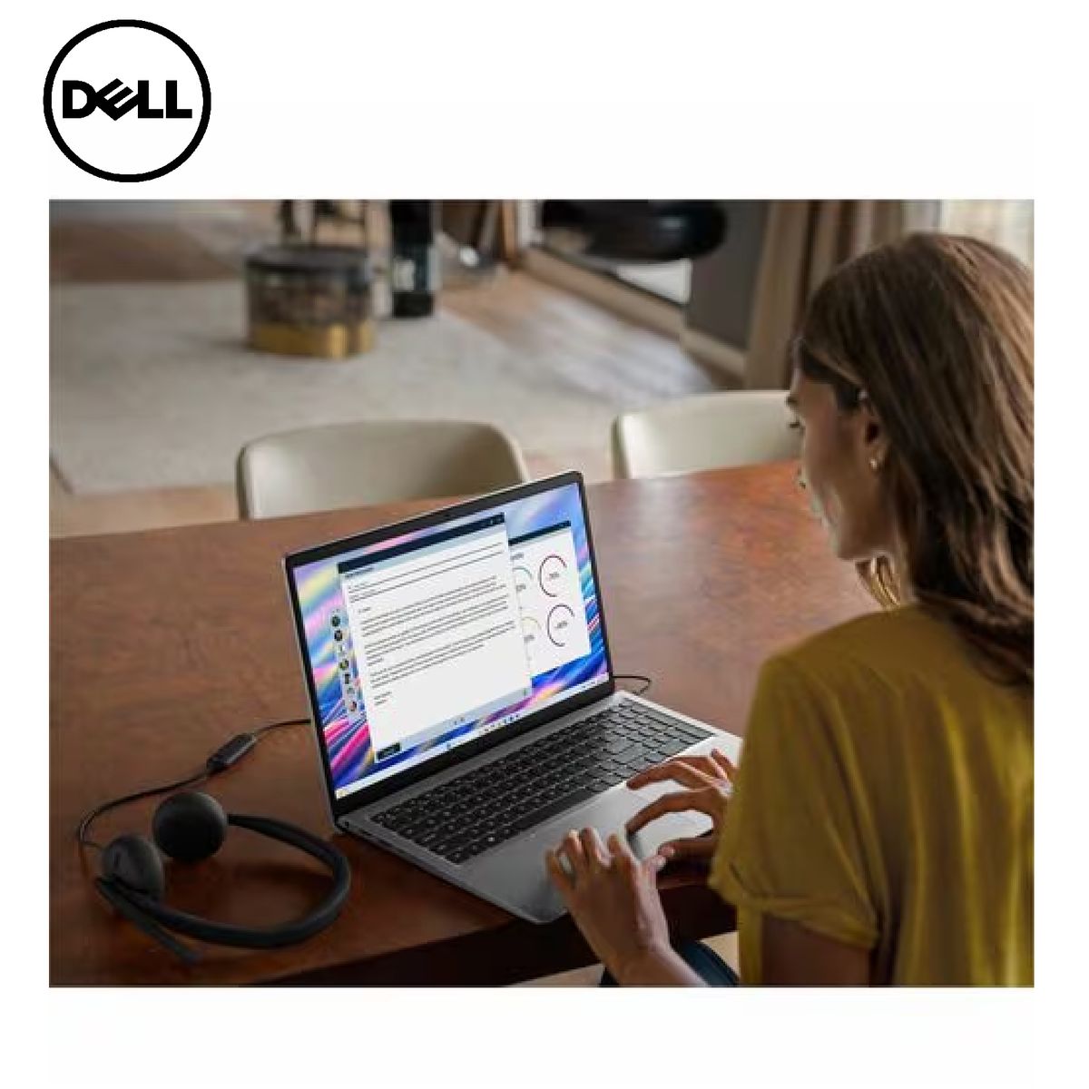 DELL - LAPTOP DELL 15 PANTALLA 15.6" FHD RAM 8GB DDR4 (EXP 32GB) SSD 512GB + R.MOCHILA