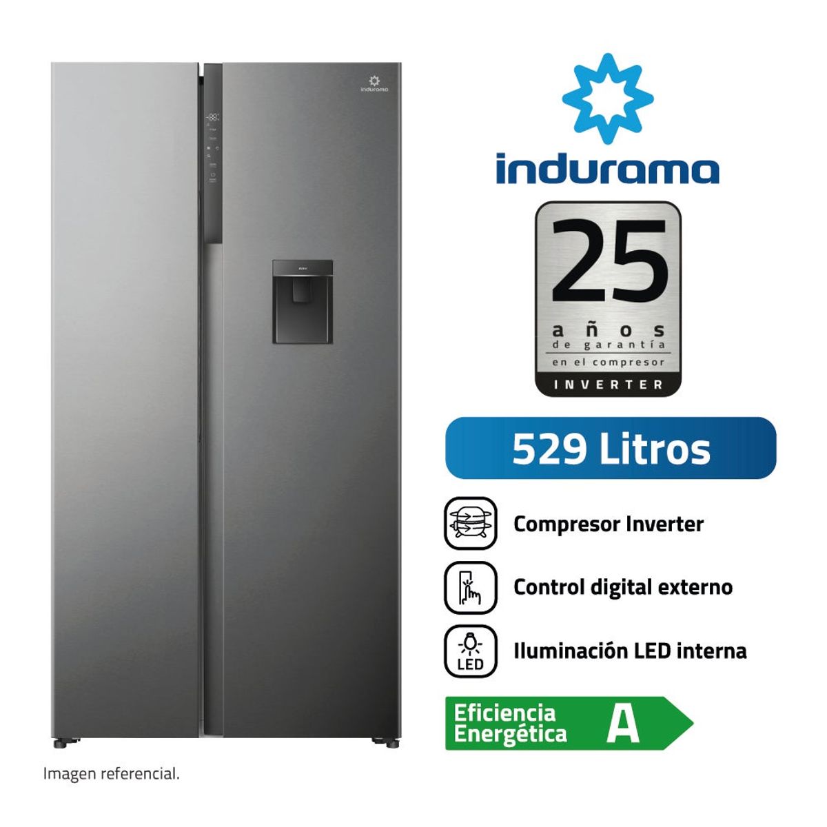 INDURAMA - Refrigeradora Indurama 529LT RI-795DI