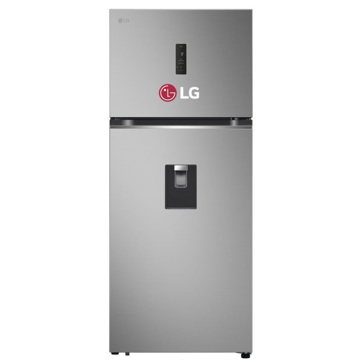 LG - Refrigeradora LG 374LT Door Cooling+ Top Freezer VT38SPYC Plateada