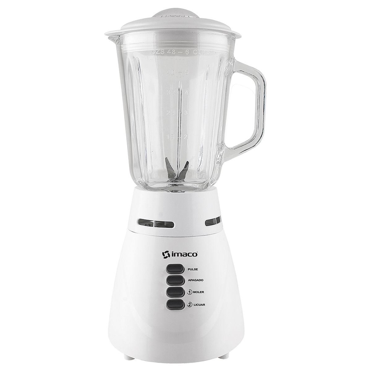 IMACO - Combo licuadora 2vel 500w BL4125V + olla arrocera 0.6L RC006 Blanco